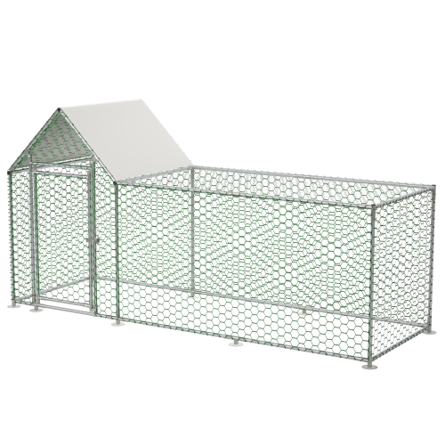 Cage poulailler avec couvercle