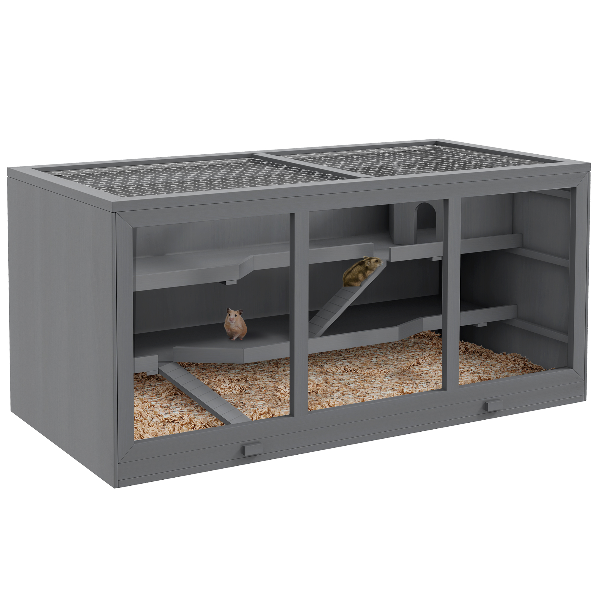 Cages en bois pour hamsters et petits animaux