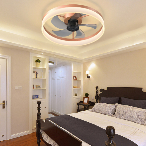 Ventilateur plafond LED gradateur encastré moderne mince