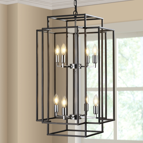 Lustre lanterne 8 niveaux industriel ferme indisponible