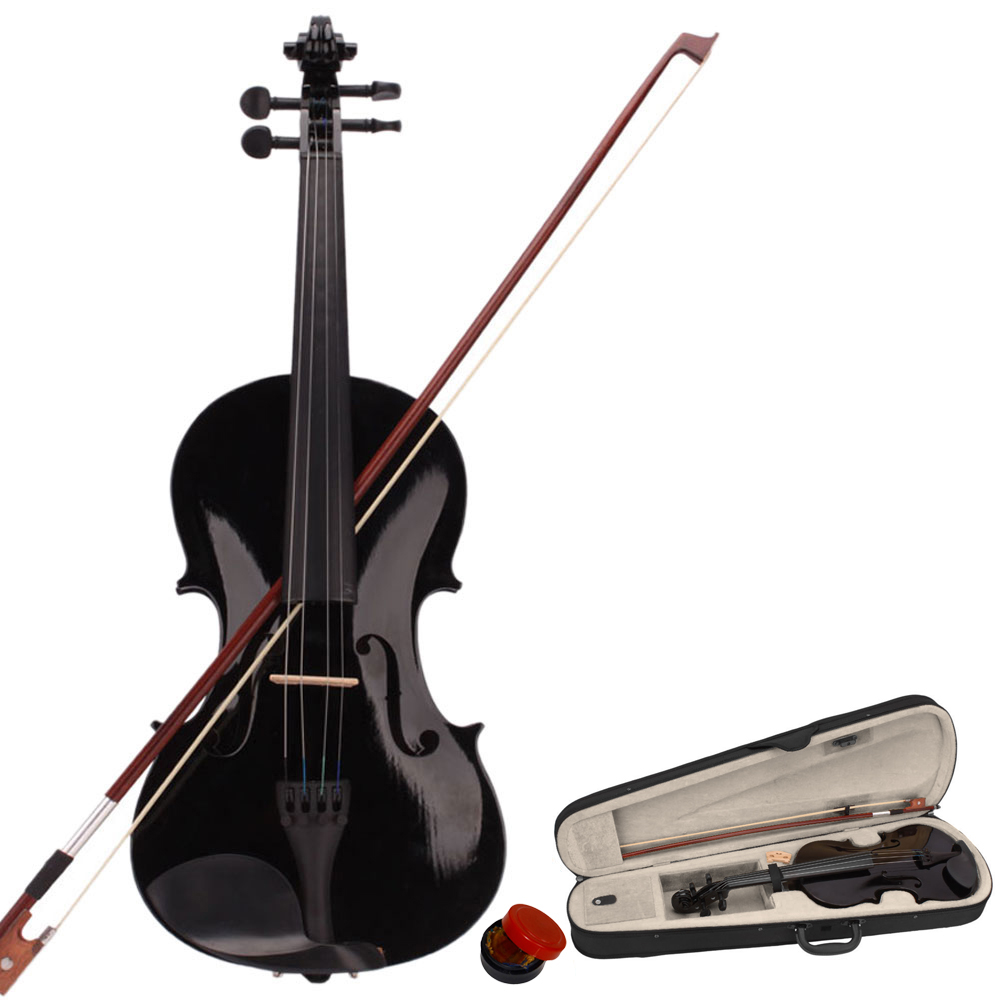 Violon acoustique noir