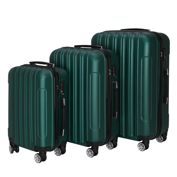Valise trolley ABS 20-24-28 po roues universelles