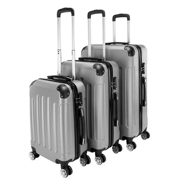 Valise trolley ABS portable 3-en-1