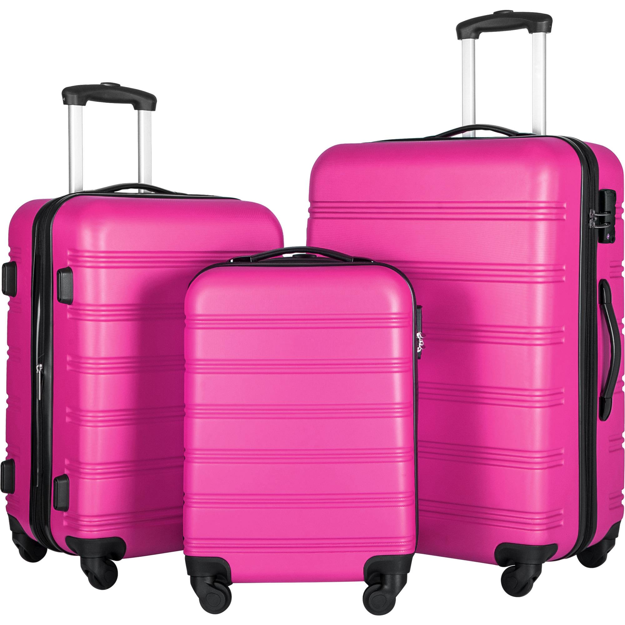 Ensemble 3 valises coque dure TSA 20-24-28 po