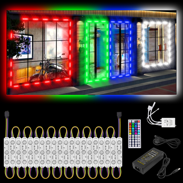 Module RGB 3 lampes injection sans télécommande