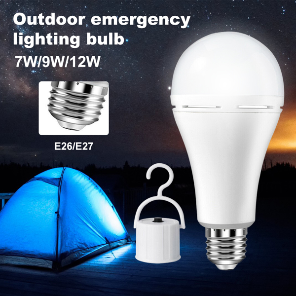 Ampoule R70 LED chargement rapide batterie intégrée avec crochet