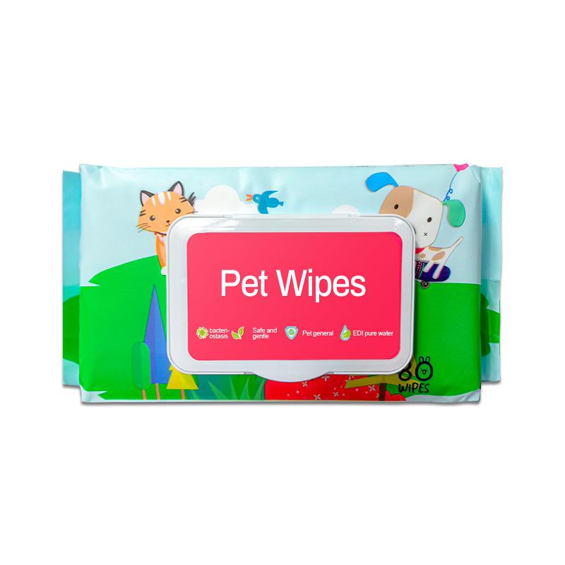 Lingettes humides chien/chat sans parfum base végétale