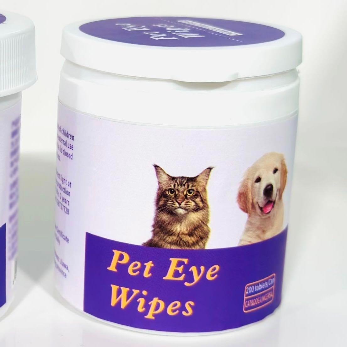 Lingettes doigts pet 3-en-1 50pcs nettoyage dents