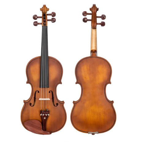 Violon bois de rose massif couleur naturelle mate accessoires
