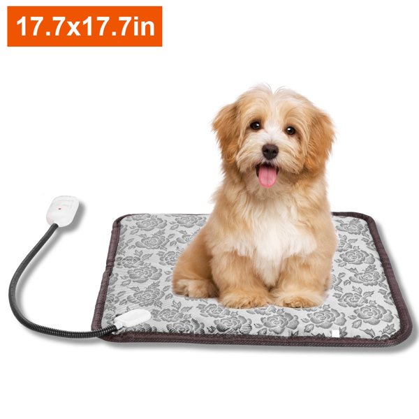 Tapis chauffant animaux imperméable, couverture ajustable