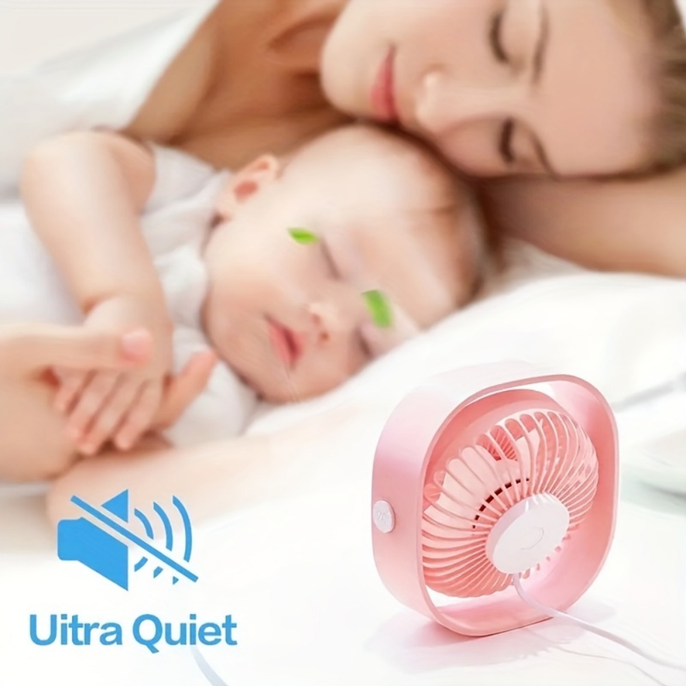 Ventilateur bureau rechargeable portable silencieux