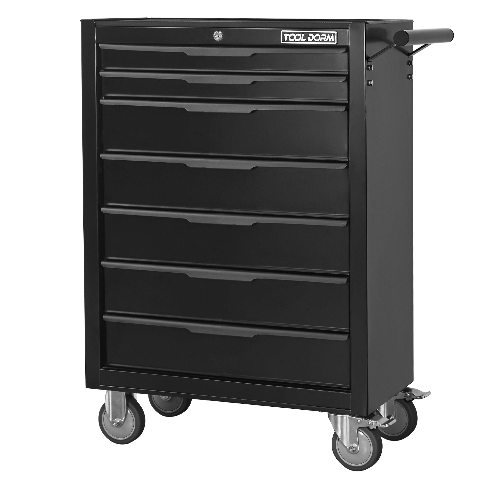 Chariot d'outils 24,2 po avec tiroirs, rangement métal sur roues