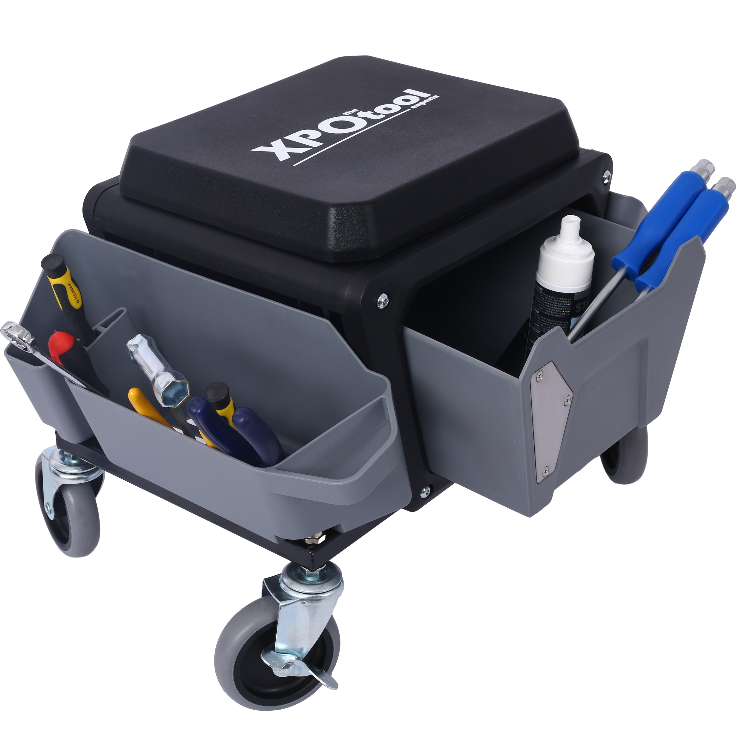 Tabouret mécanicien capacité 330 lbs roulettes