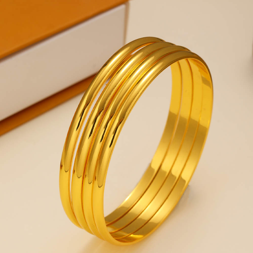 4 bracelets cuivre minimaliste élémentaire