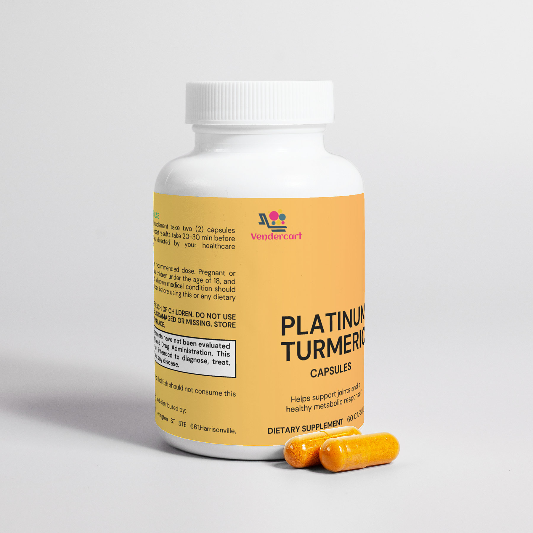 Platinum Curcuma - Support articulaire et anti-inflammatoire