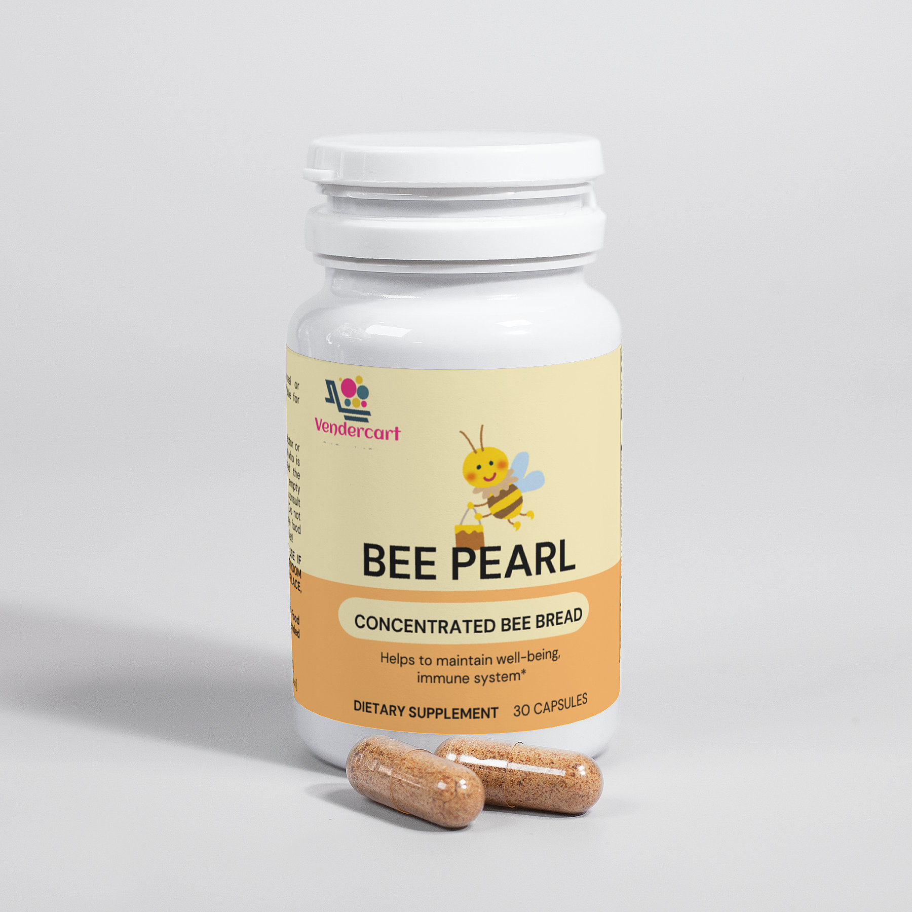 Capsules perle abeille immunité énergie peau