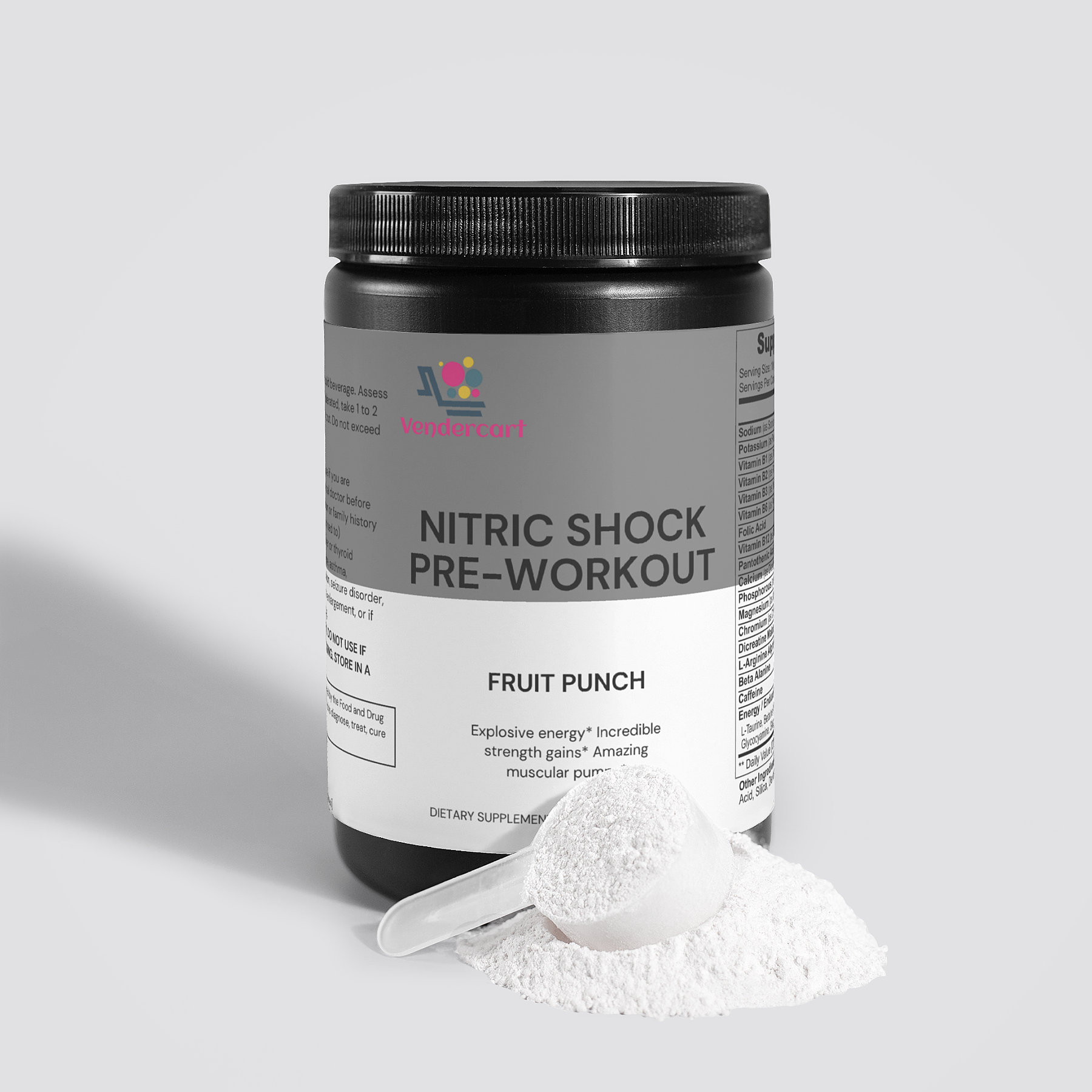 Nitric Shock Pré-entraînement force et endurance