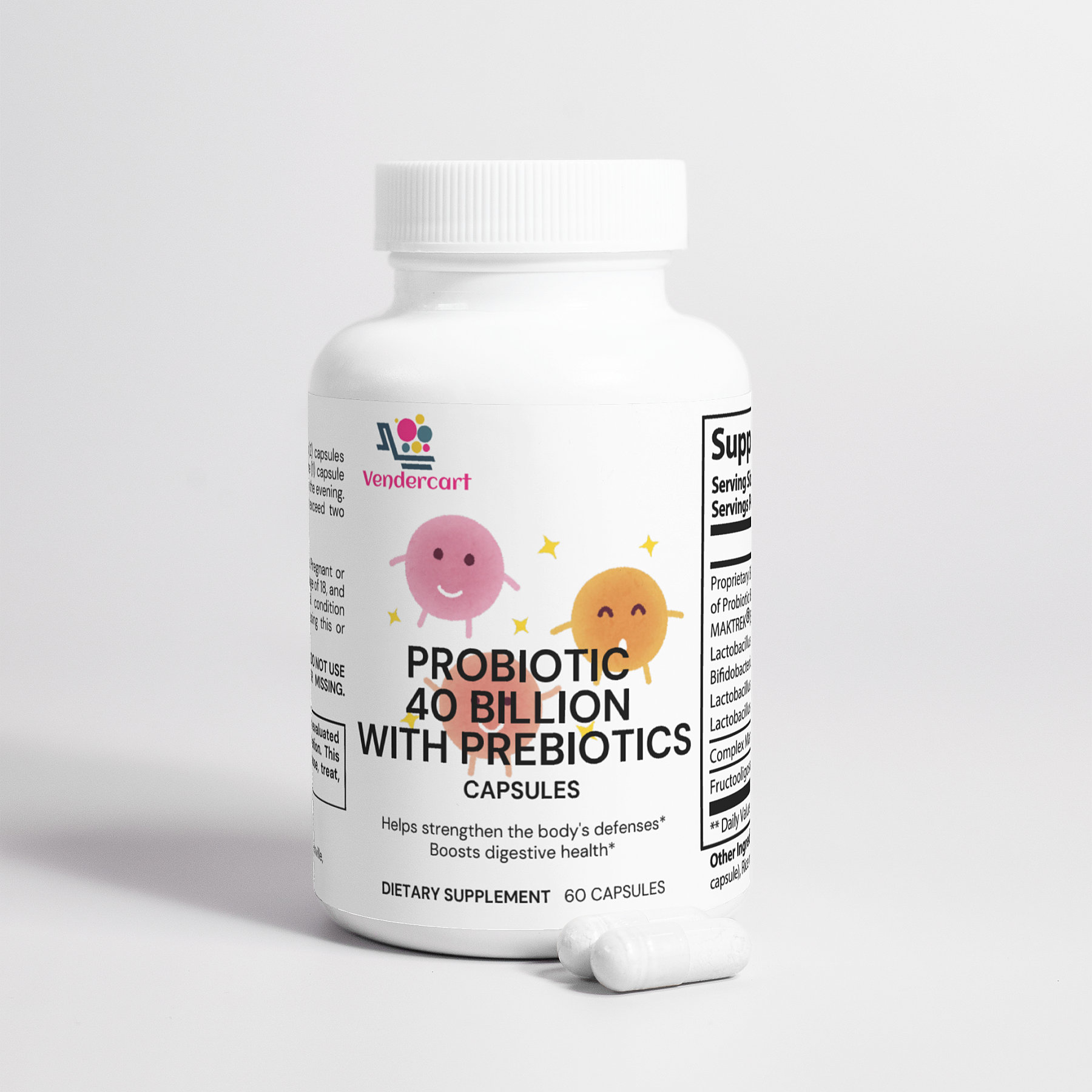 Probiotique 40 milliards avec prébiotique