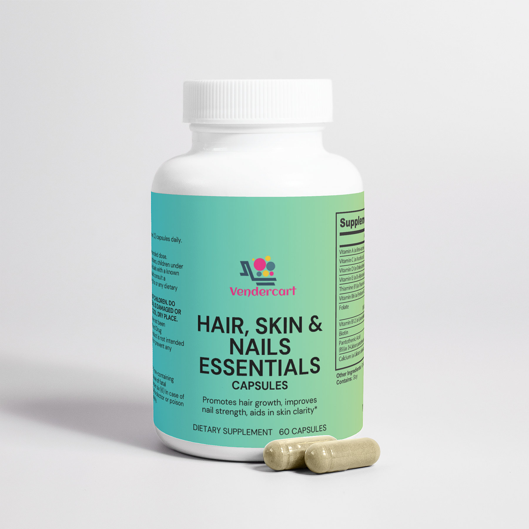 Suppléments cheveux, peau et ongles