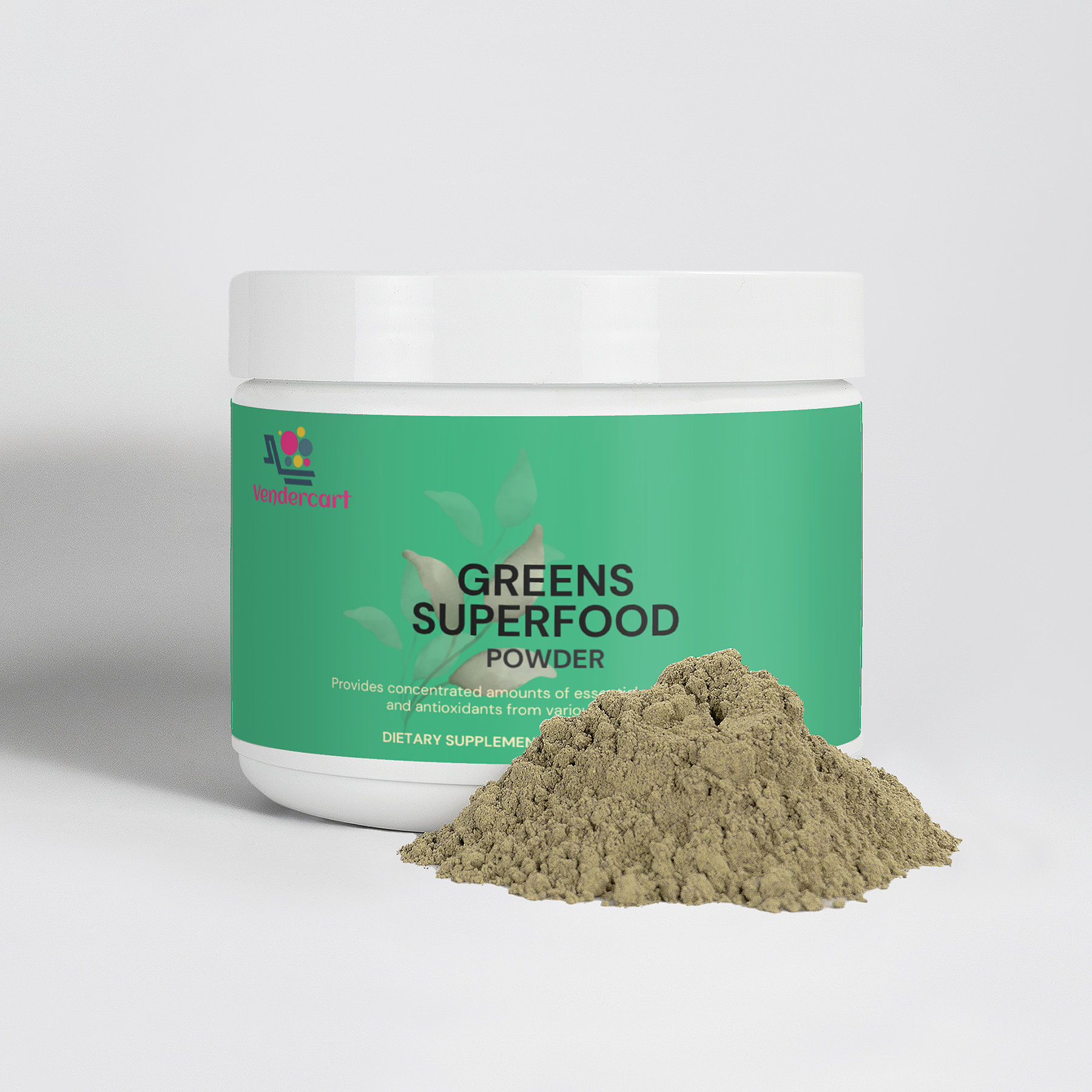 Poudre superaliment verte énergie digestion