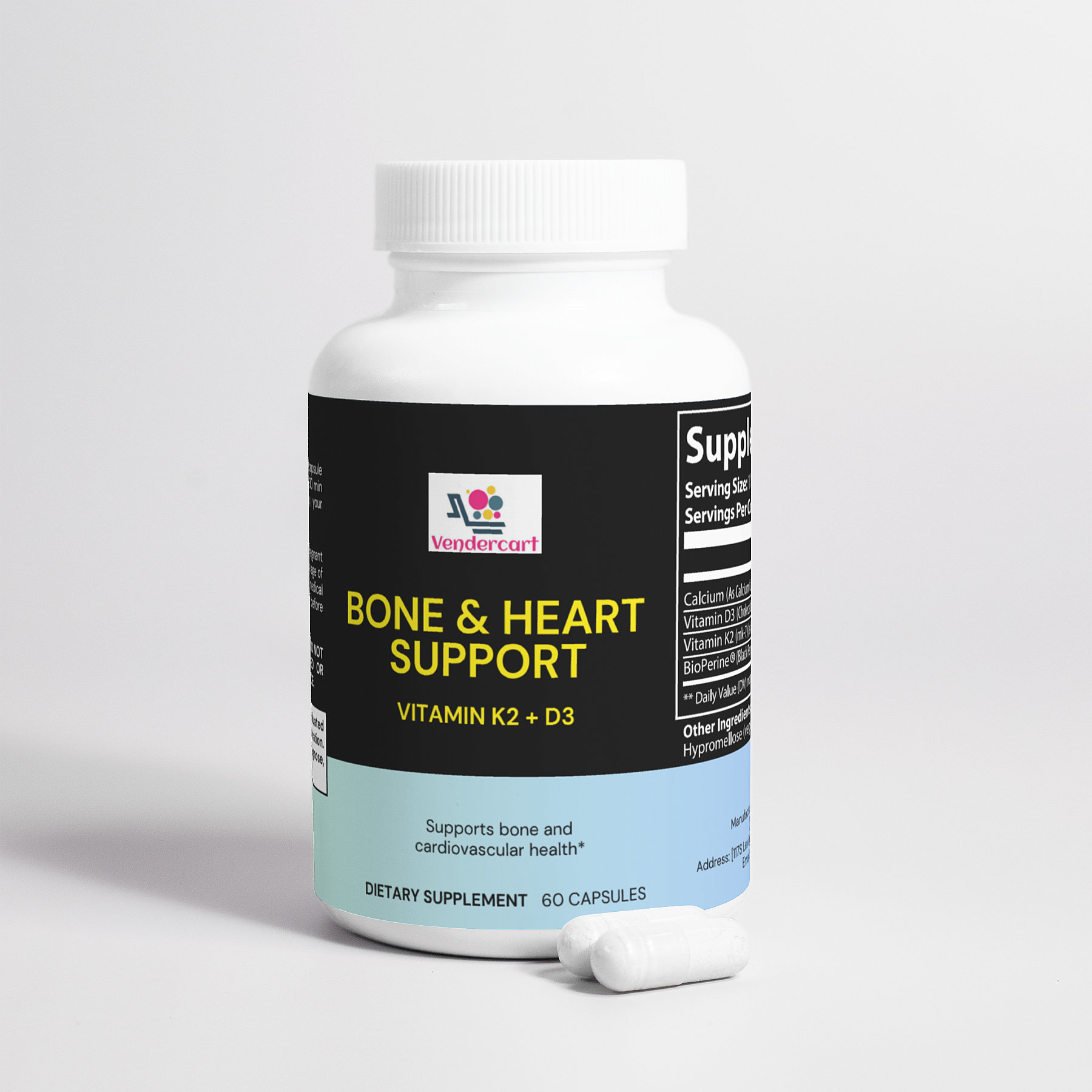Support osseux et cardiaque avec vitamine K2 et D3