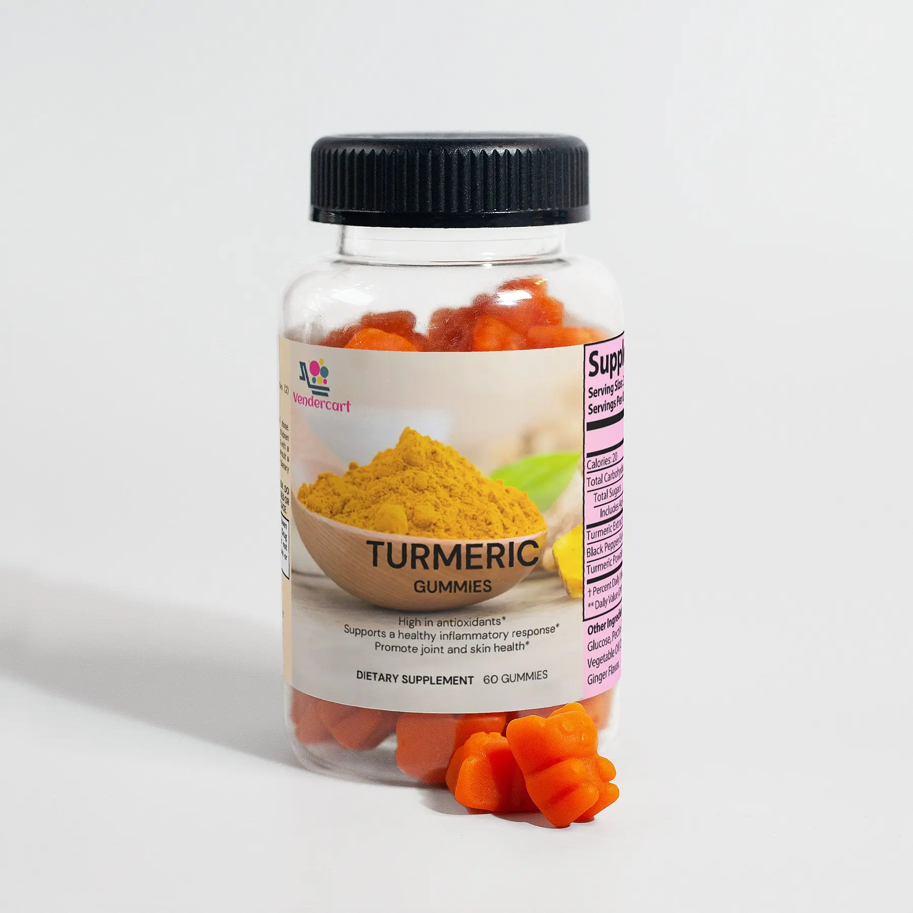 Gommes curcuma anti-inflammatoire articulations