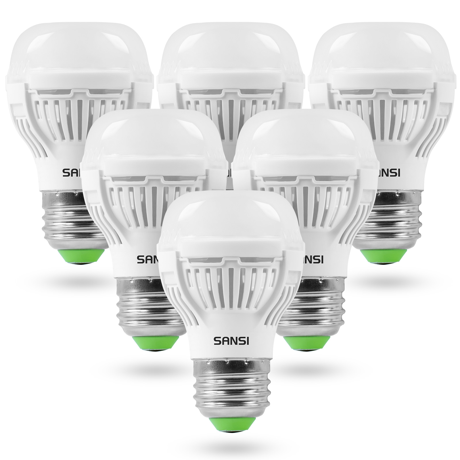 SANSI ampoule LED 60W 900lm céramique 22 ans E26 A15