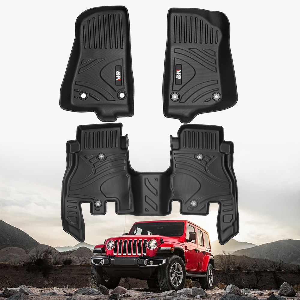 Tapis auto TPE imperméable Jeep Wrangler JL 2018