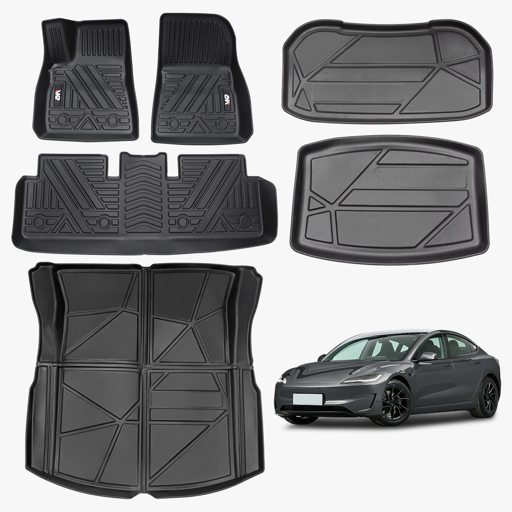 Tapis sol Tesla Model 3 2023-2025 6 pcs TPE