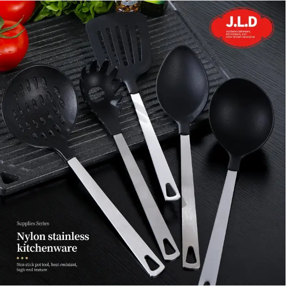 Ensemble ustensiles cuisine 5 pièces - Acier inox