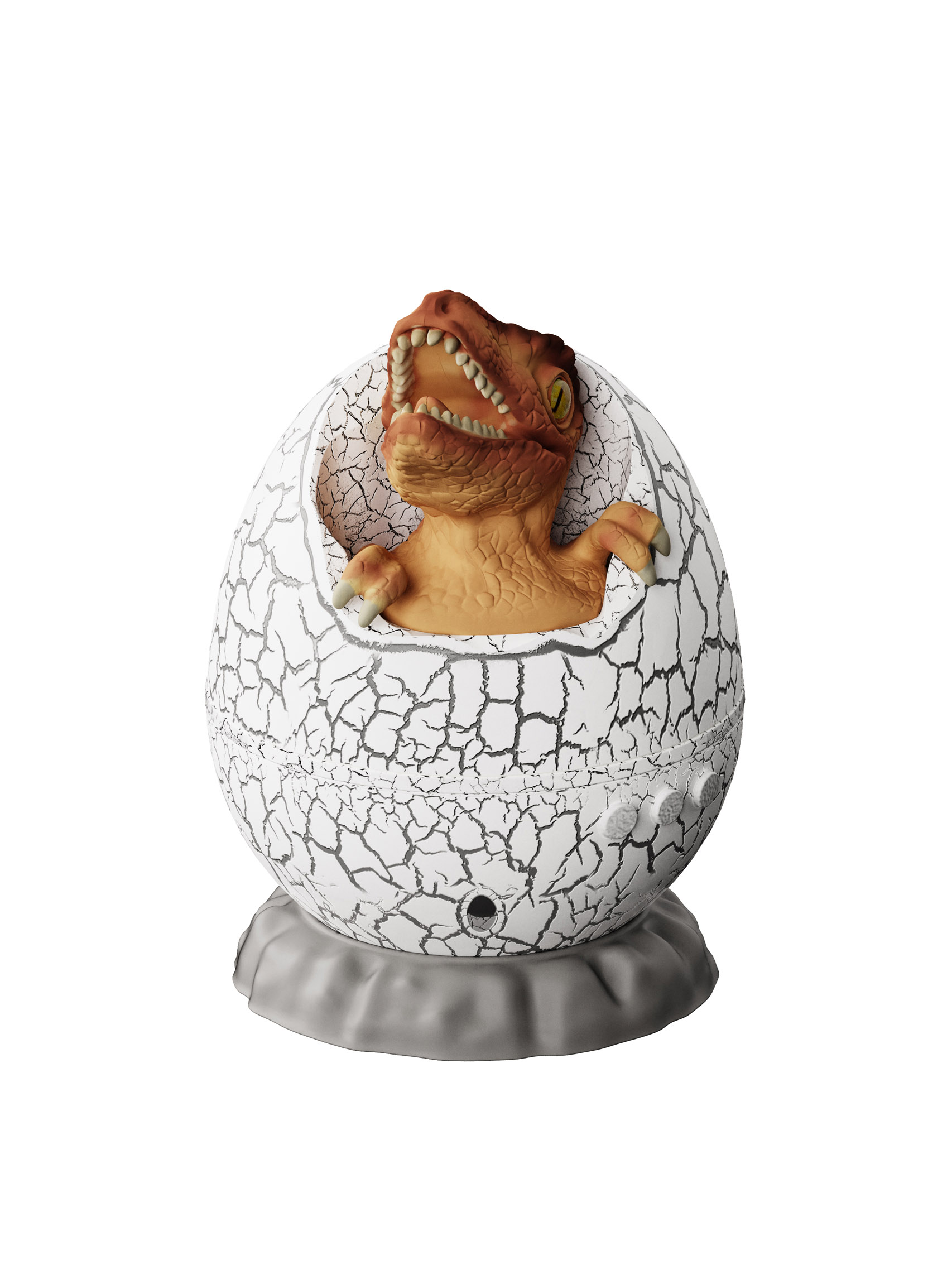 Veilleuse ciel étoilé oeuf dinosaure cristal translucide