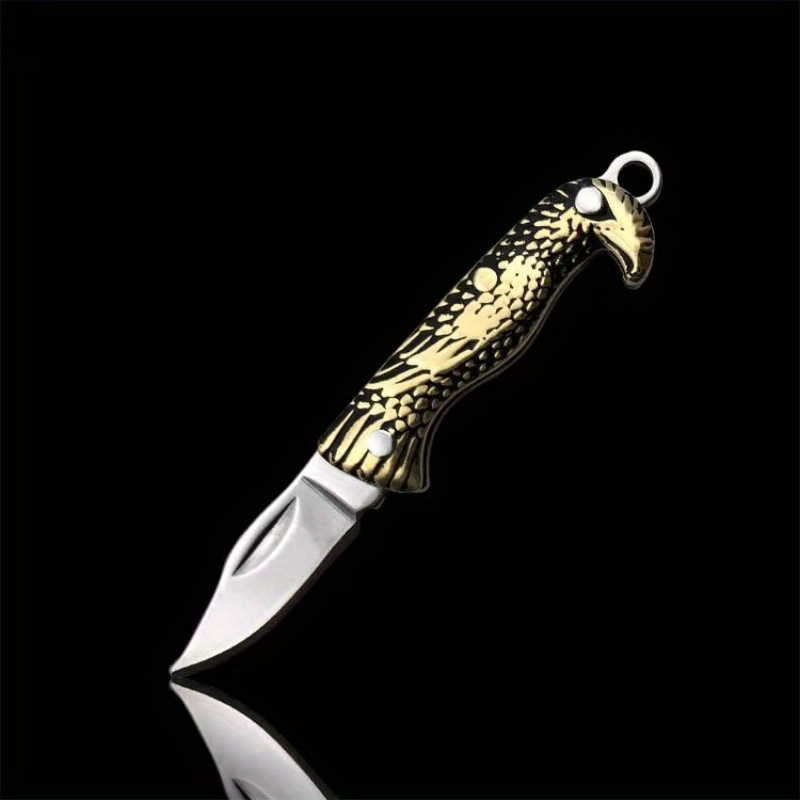 Mini couteau motif dragon jaune