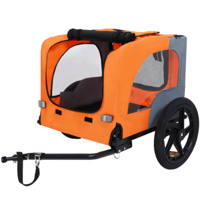Remorque vélo animal pliable roues terrain
