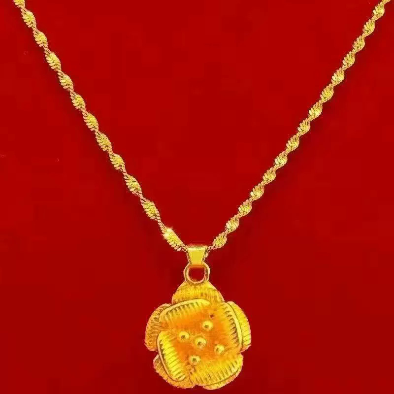 Collier pendentif laiton plaqué or femme chaîne clavicule