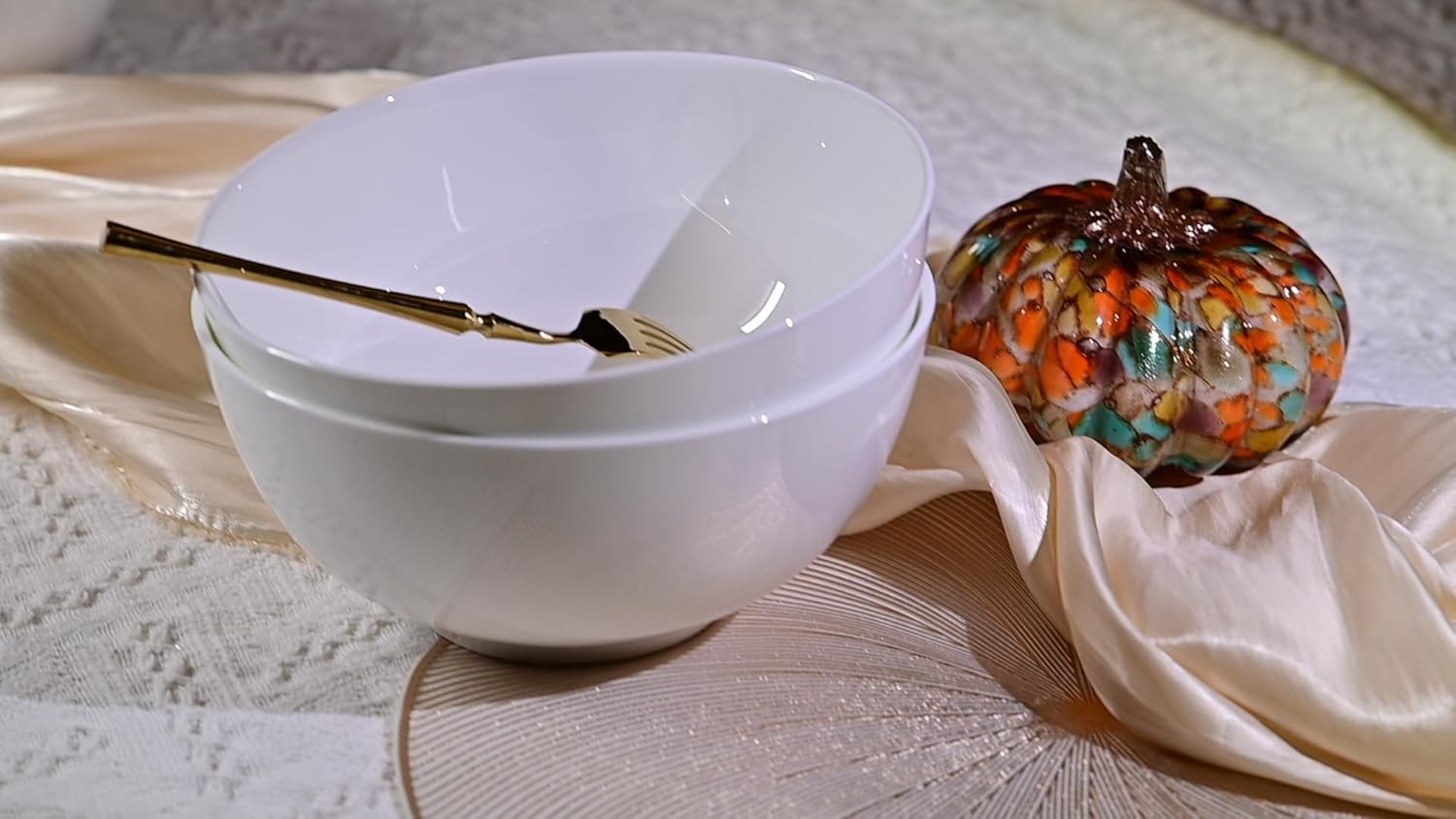 Ensemble vaisselle Lily porcelaine 2 pièces 8po