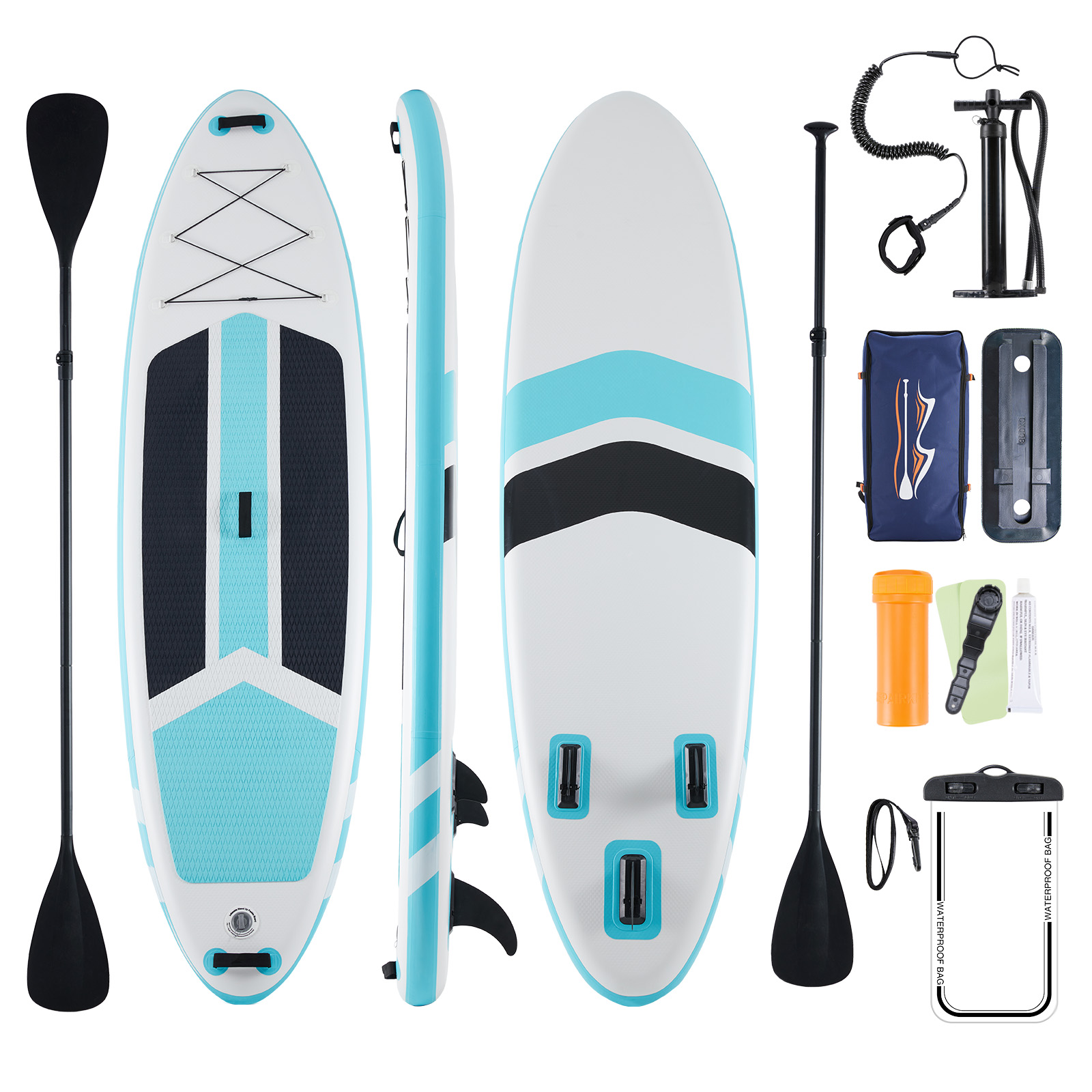 Planche SUP gonflable 10,5 pi, accessoires, design stable