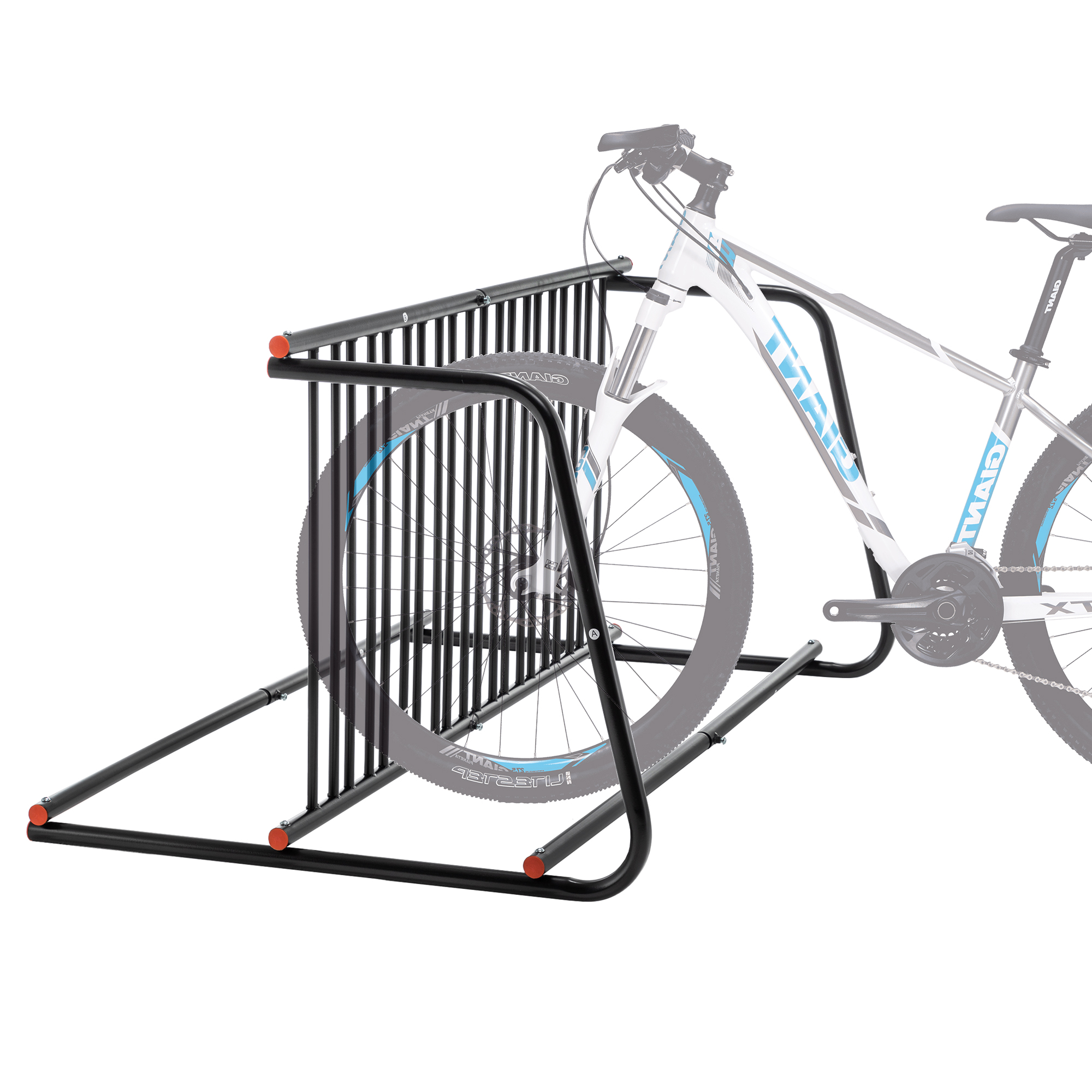 Support vélo 10 places, acier double face, montage facile
