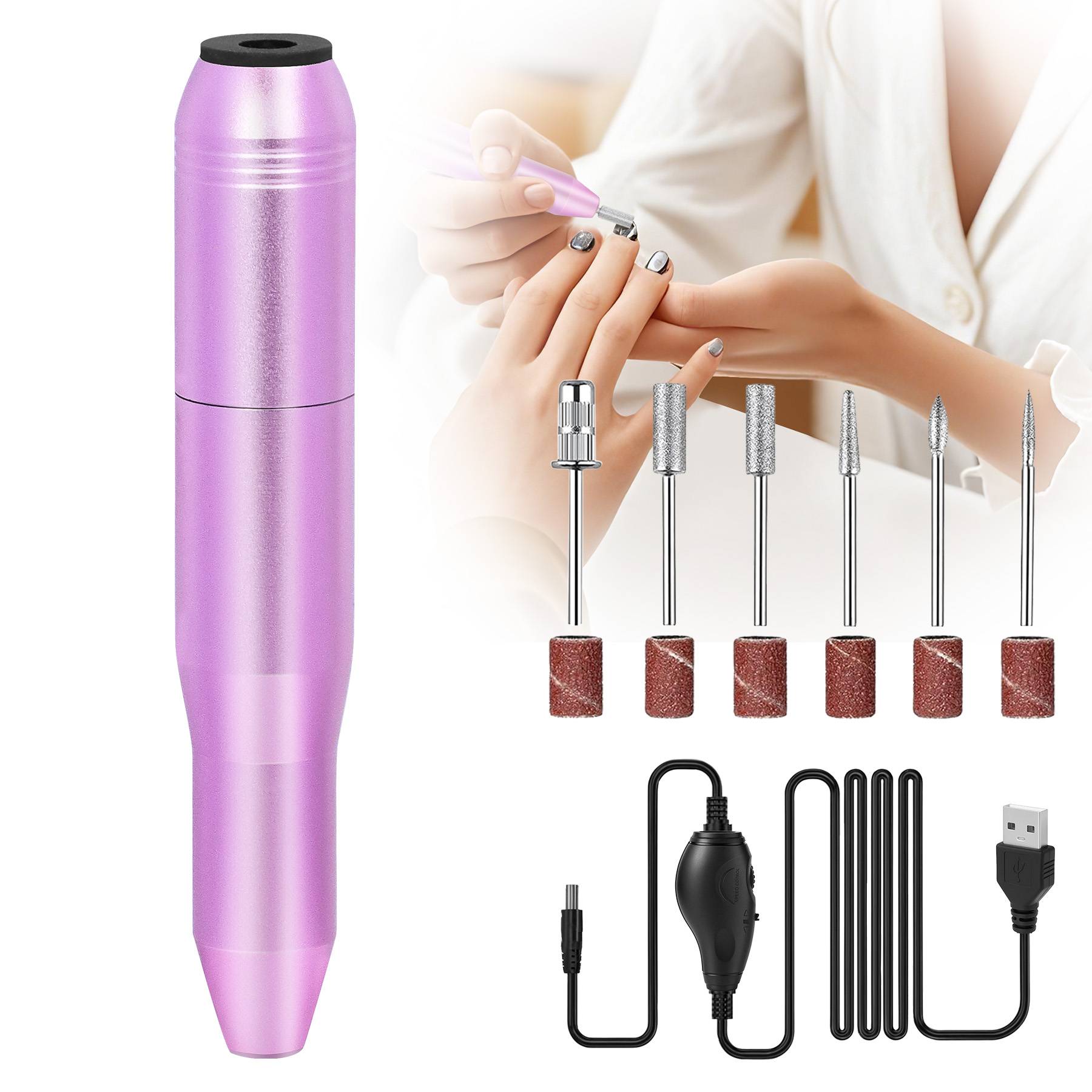 Perceuse ongles électrique portable - Manucure pédicure