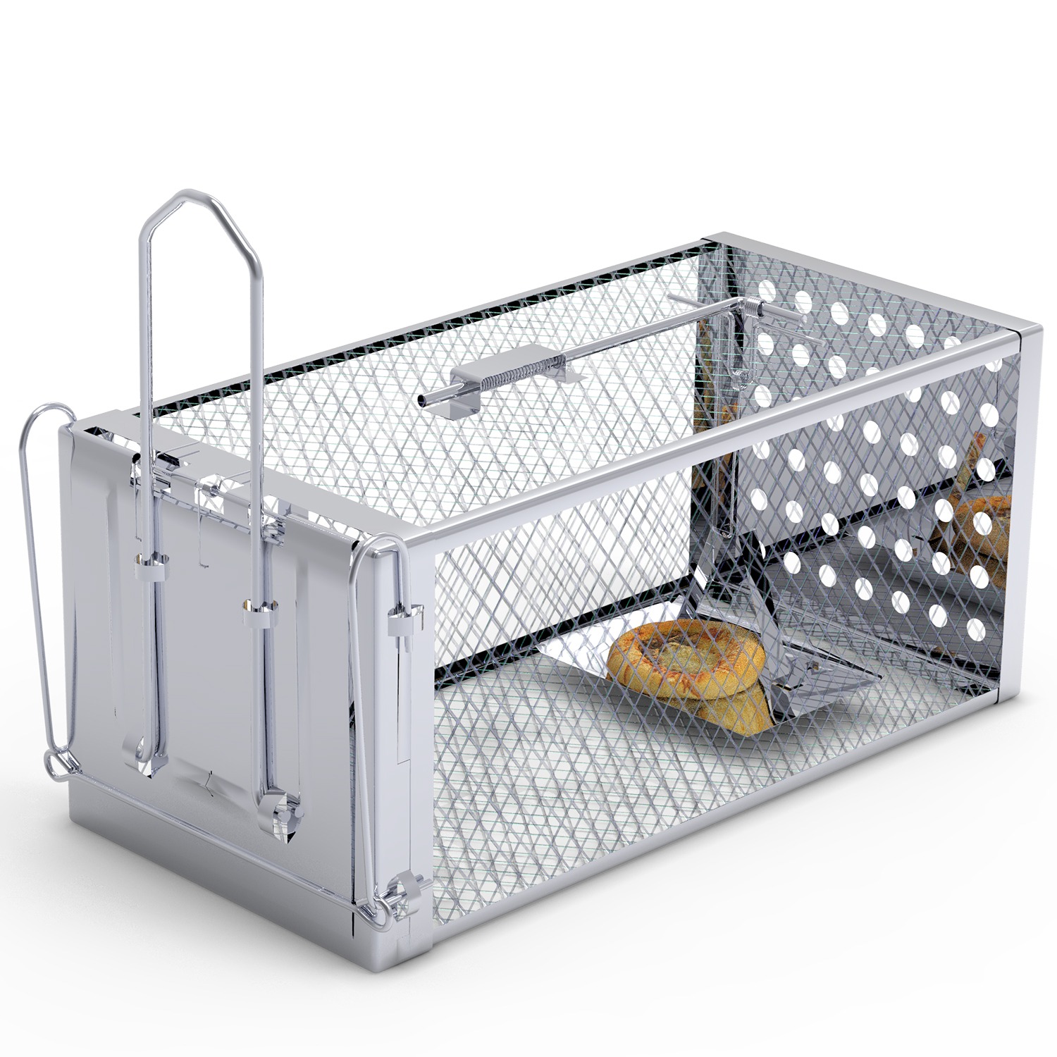 1Pc Piège à rongeurs porte simple humanitaire souris hamster intérieur extérieur