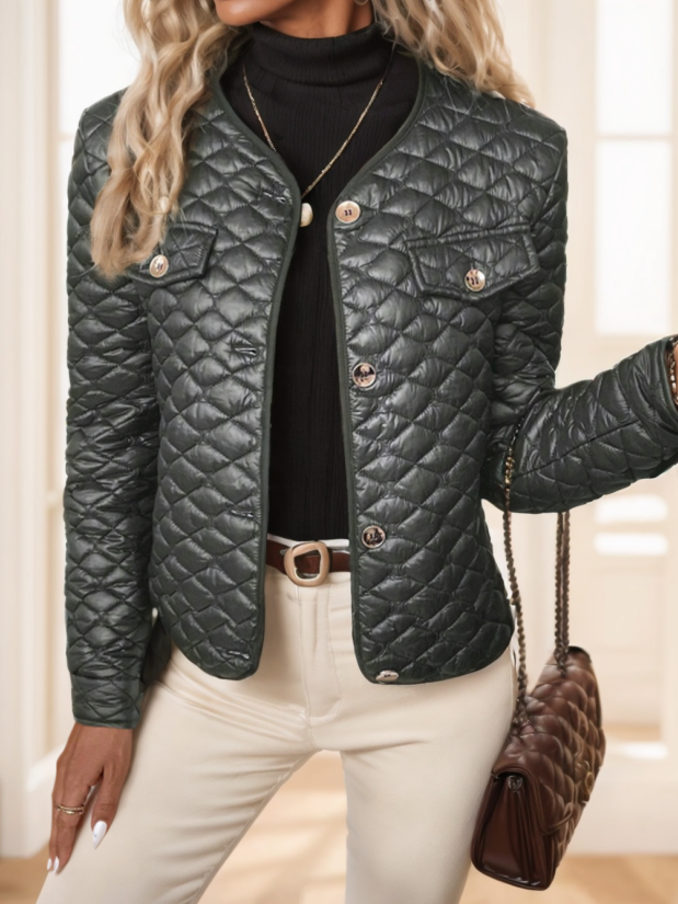 Manteau matelassé court hiver femme Clasi