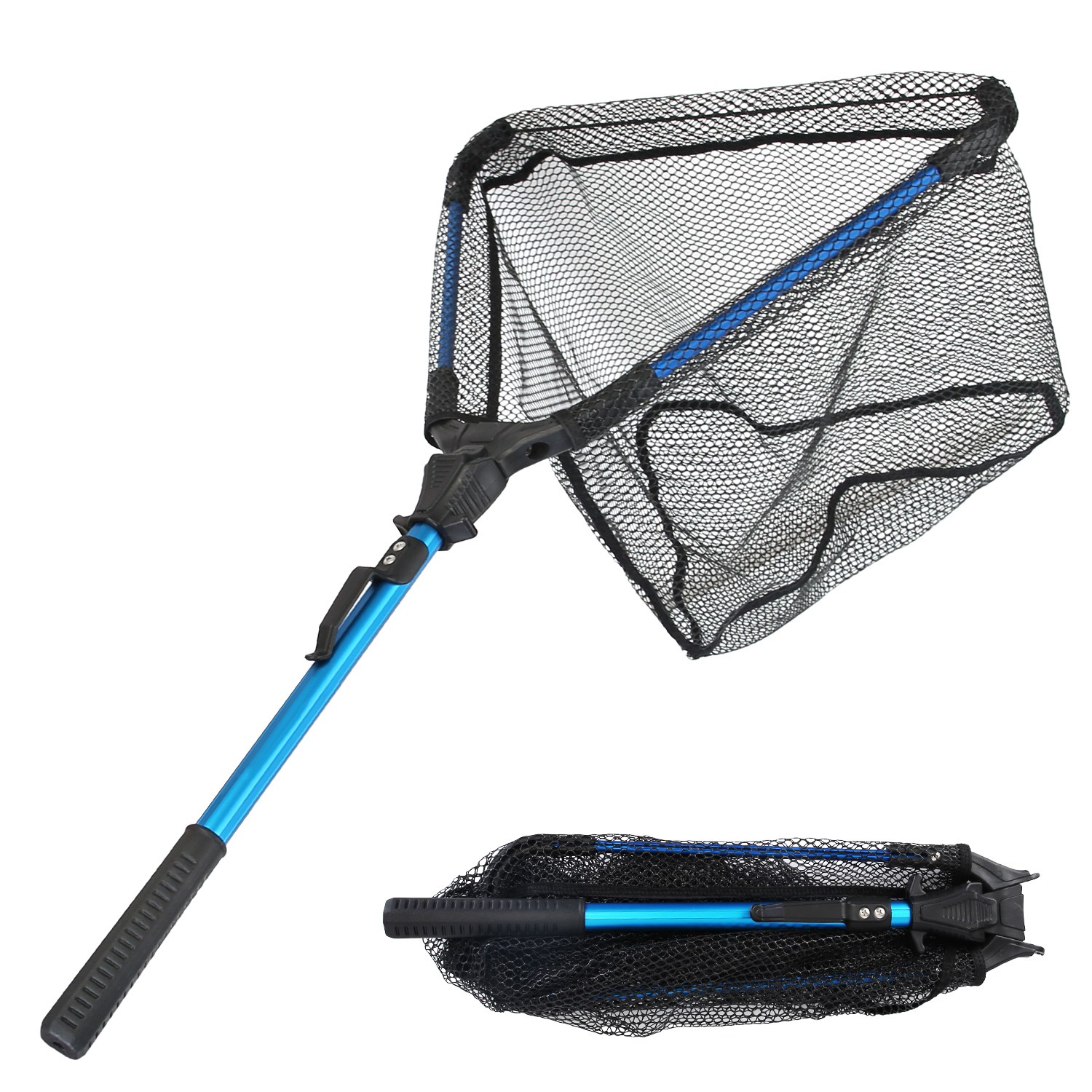 Filet pêche pliable 5MM maille nano revêtement aluminium