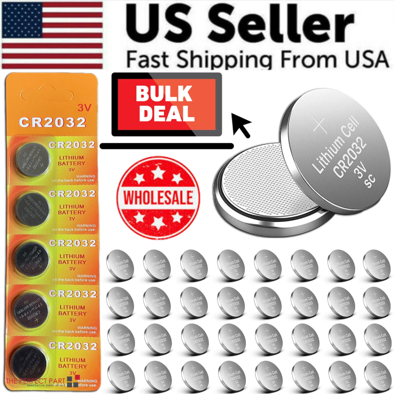 Pile lithium 5-50x 3V CR2032 montre télécommande
