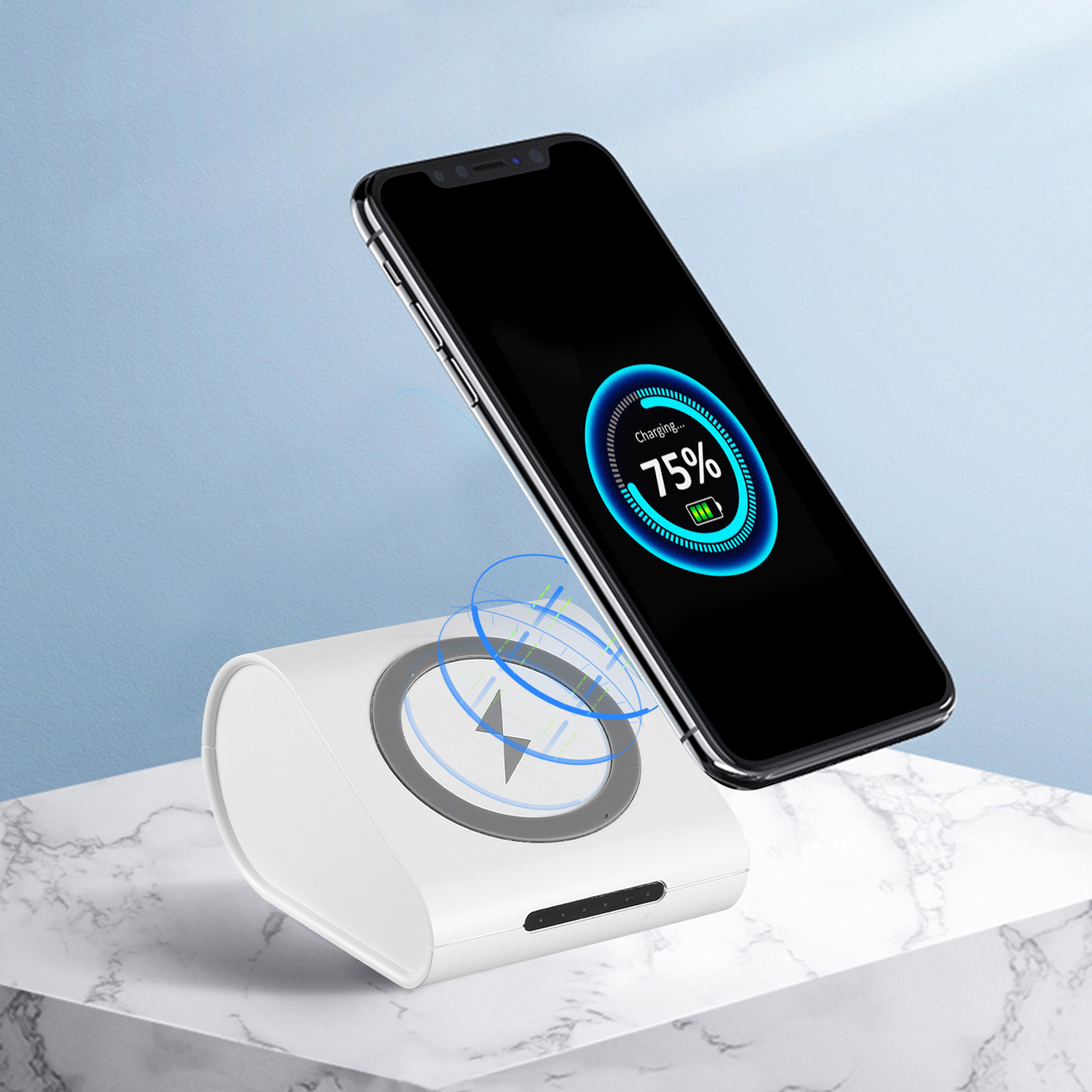 5 Core Banque puissance Qi 10400mAh recharge
