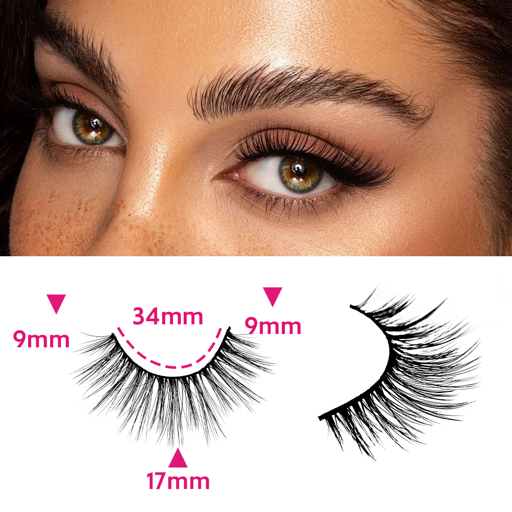 Faux-cils 3D multicouches réalistes, doux et confortables