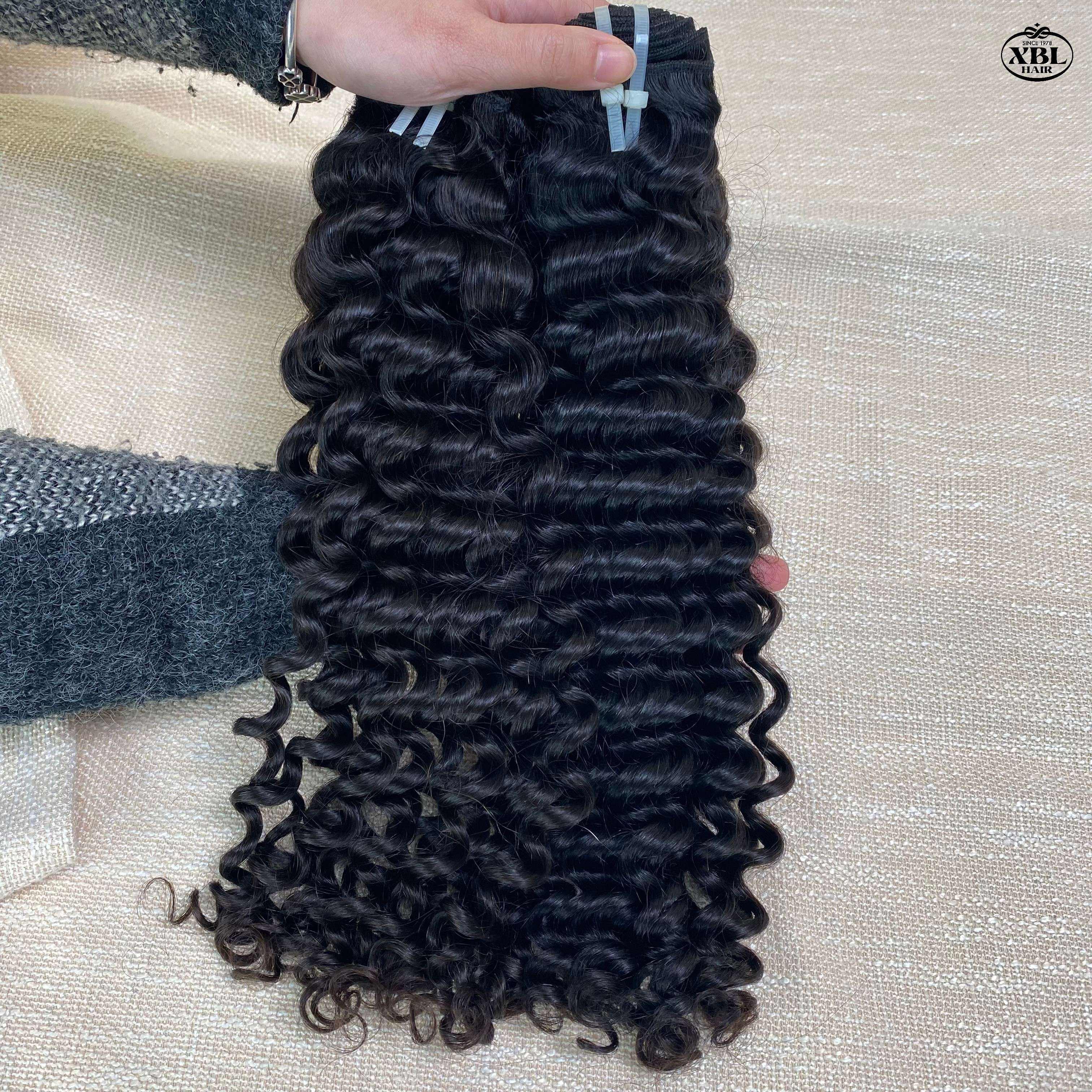 Cheveux indiens bruts non traités single donor fournisseurs
