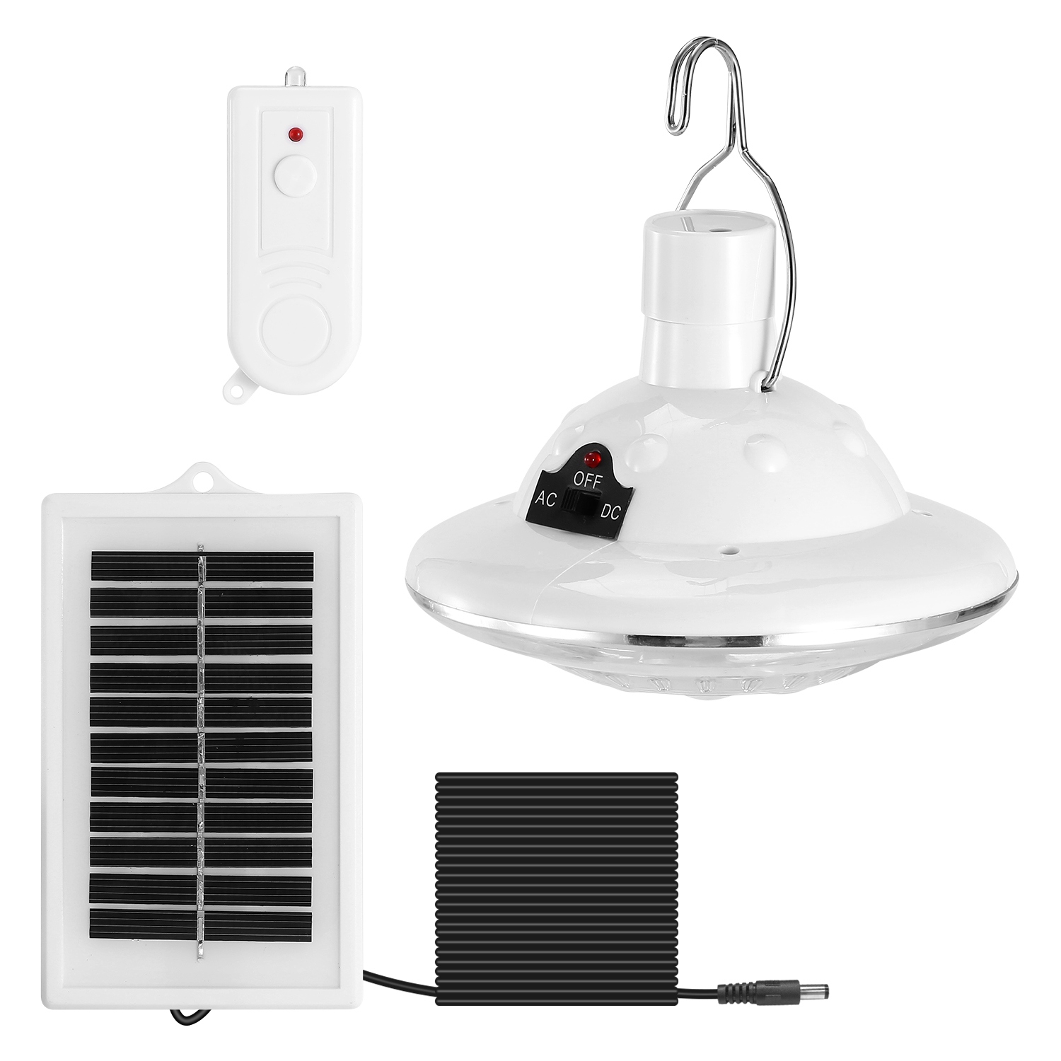 Lanterne camping solaire télécommande 3 modes IP65 jardinage