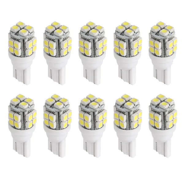 Ampoule LED T10 12V 10pcs dôme intérieur