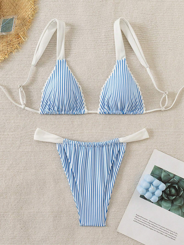 Ensemble bikini 2 pièces décontracté femme P288-10
