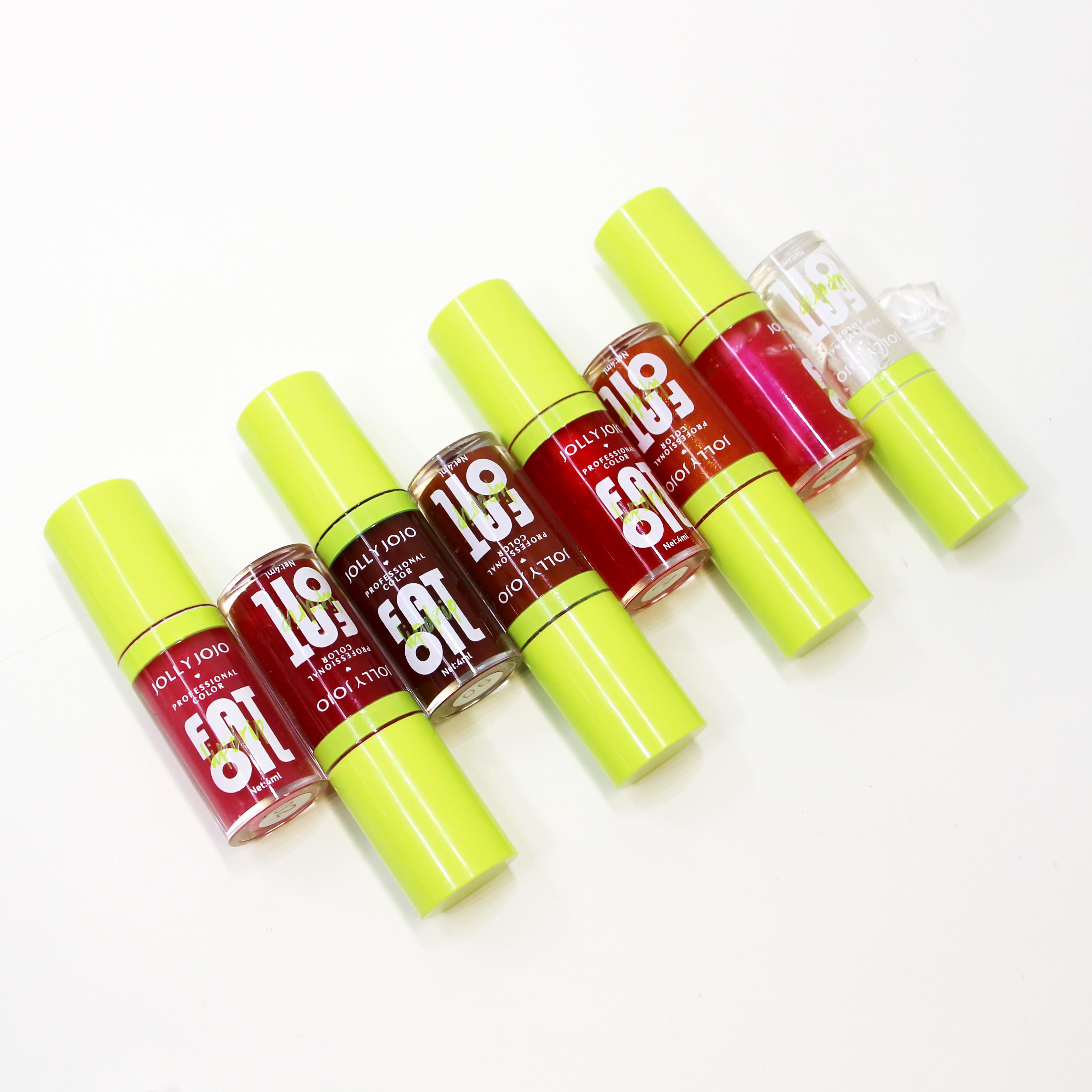8x Gloss à lèvres teinté végan nacré et hydratant