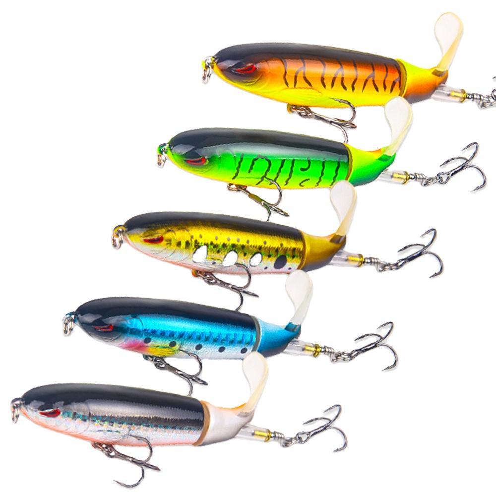 Ensemble leurres pêche 5 pièces 13g queue rotative